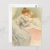 moeder en kind briefkaart (Voorkant / Achterkant)