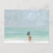 Moeder en kind briefkaart (Voorkant)