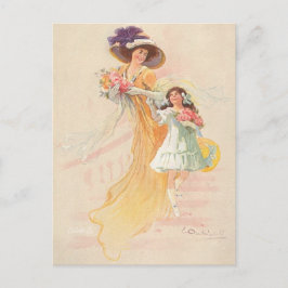  moeder en kind briefkaart