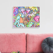 Moeder en kind canvas afdruk (Insitu (Woonkamer))