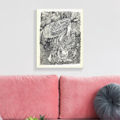 Moeder en kind canvas afdruk (Insitu (Woonkamer))