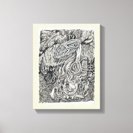 Moeder en kind canvas afdruk (Voorkant)