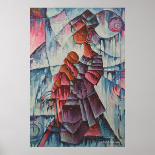 Moeder en kind - Canvas afdrukken Poster