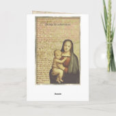 Moeder en kind Collage Kerst Kaart (Achterkant)