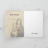 Moeder en kind Collage Kerst Kaart (Binnen)