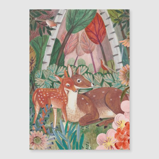 Moeder en kind Deer Moederdag (Voorkant)