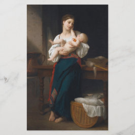 Moeder en kind (door Bouguereau) Briefpapier