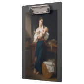 Moeder en kind (door Bouguereau) Klembord (Links)