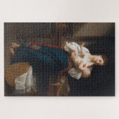 Moeder en kind (door Bouguereau) Legpuzzel (Horizontaal)