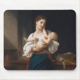 Moeder en kind (door Bouguereau) Muismat