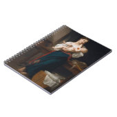 Moeder en kind (door Bouguereau) Notitieboek (Linkerzijde)