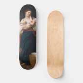 Moeder en kind (door Bouguereau) Persoonlijk Skateboard (Voorkant)