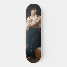Moeder en kind (door Bouguereau) Persoonlijk Skateboard