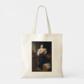 Moeder en kind (door Bouguereau) Tote Bag (Achterkant)