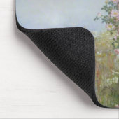 Moeder en kind door een rivier met wilde Rozen Muismat (Hoek)