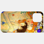 Moeder en kind door Gustav Klimt Art Nouveau Case-Mate iPhone Case (Achterkant (horizontaal))
