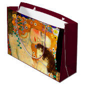 Moeder en kind door Gustav Klimt Art Nouveau Groot Cadeauzakje (Achterkant Gekanteld)