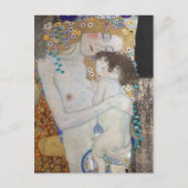 Moeder en kind door Gustav Klimt Briefkaart (Voorkant)