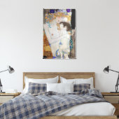 Moeder en kind door Gustav Klimt Canvas Afdruk (Insitu (Slaapkamer))