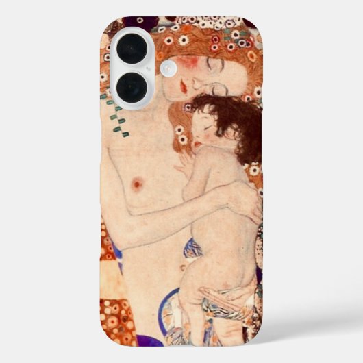 Moeder en kind door Gustav Klimt Case-Mate iPhone Case (Achterkant)