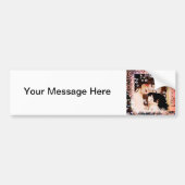 Moeder en kind door Gustav Klimt Collage Bumpersticker (Voorkant)