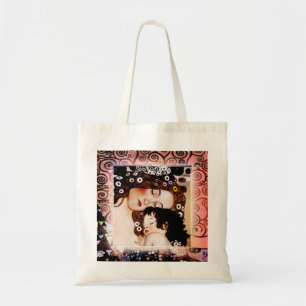 Moeder en kind door Gustav Klimt Collage Tote Bag
