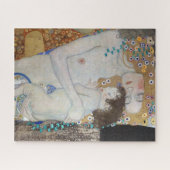Moeder en kind door Gustav Klimt Legpuzzel (Horizontaal)