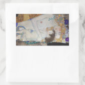 Moeder en kind door Gustav Klimt Rechthoekige Sticker (Tas)