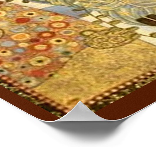 Moeder en kind door Klmit Poster (Hoek)