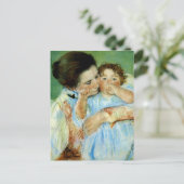 Moeder en kind door Mary Cassat Briefkaart (Staand voorkant)