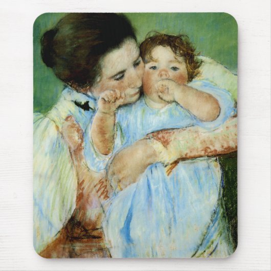 Moeder en kind door Mary Cassat Muismat (Voorkant)