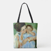 Moeder en kind door Mary Cassat Tote Bag (Achterkant)
