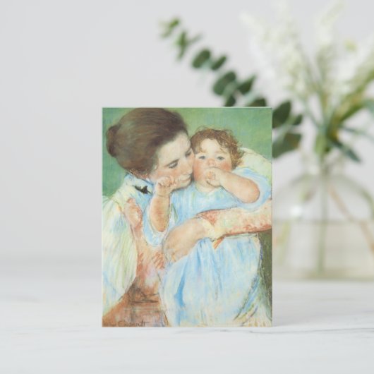 Moeder en kind door Mary Cassatt,  Kunst (Staand voorkant)