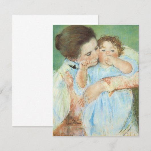 Moeder en kind door Mary Cassatt,  Kunst (Voorkant / Achterkant)