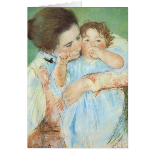 Moeder en kind door Mary Cassatt,  Kunst (Voorkant)