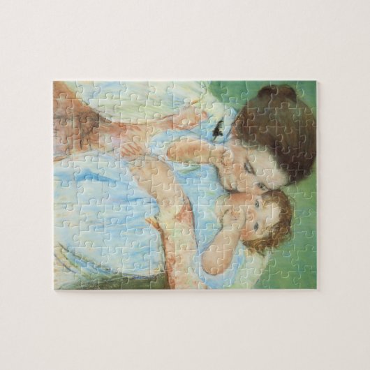 Moeder en kind door Mary Cassatt,  Kunst Legpuzzel (Horizontaal)
