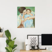 Moeder en kind door Mary Cassatt, Kunst Poster (Thuiskantoor)