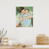Moeder en kind door Mary Cassatt,  Kunst Poster (Keuken)