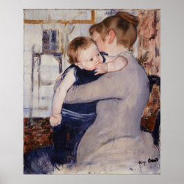 Moeder en kind door Mary Cassatt Poster