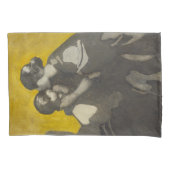 Moeder en kind (door Norah Neilson Gray) Kussensloop (Voorkant-Links)