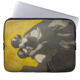 Moeder en kind (door Norah Neilson Gray) Laptop Sleeve