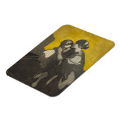 Moeder en kind (door Norah Neilson Gray) Magneet (Linkerzijde)