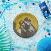 Moeder en kind (door Norah Neilson Gray) Papieren Bordje (Feest)