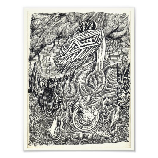 Moeder en kind foto afdruk (Voorkant)