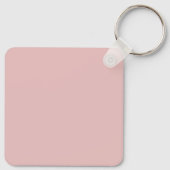 Moeder en kind foto rood geruit valentijnsharten sleutelhanger (Achterkant)