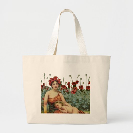 Moeder en kind grote tote bag (Voorkant)