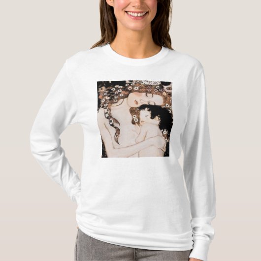 Moeder en kind Gustav Klimt T-shirt (Voorkant)