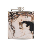 Moeder en kind Gustave Klimt Heupfles (Voorkant)