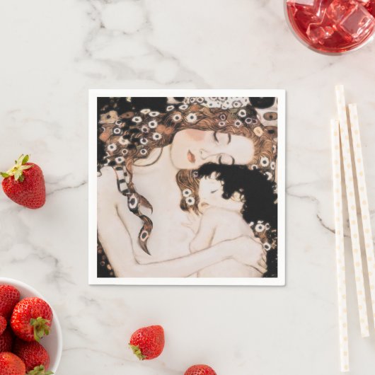 Moeder en kind Gustave Klimt Servetten (Insitu)