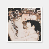 Moeder en kind Gustave Klimt Servetten (Voorkant)